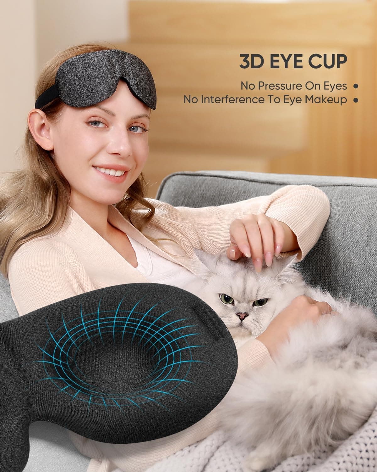 Blackout 3D Sleep Mask - image 2