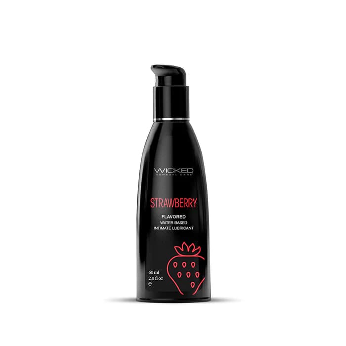 Wicked Aqua Strawberry Water-Based Lubricant 2 oz. - image 1